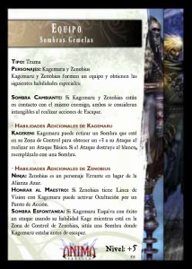 Zenobius: Equipo Sombras Gemelas